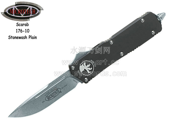 Microtech ΢ Scarab 176-10 Stonewash Plain ʥ׳ ʯϴȫֱֻ